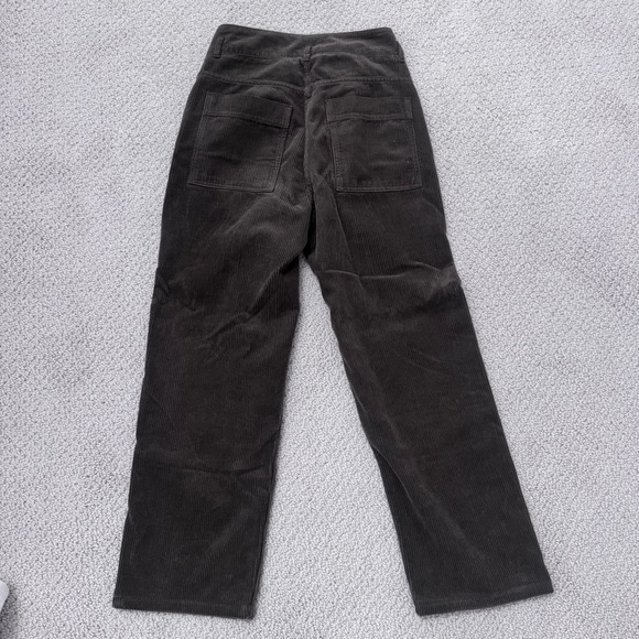 Poetry London Wide Wale Corduroy Pants | Olive Brown | Size UK 8 / US 4-like new - Picture 11 of 13